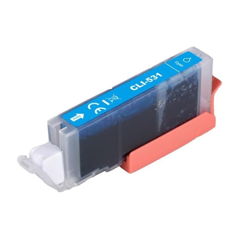Cartuccia Compatibile Canon 6119C001 CLI-531 XL Ciano Con Chip