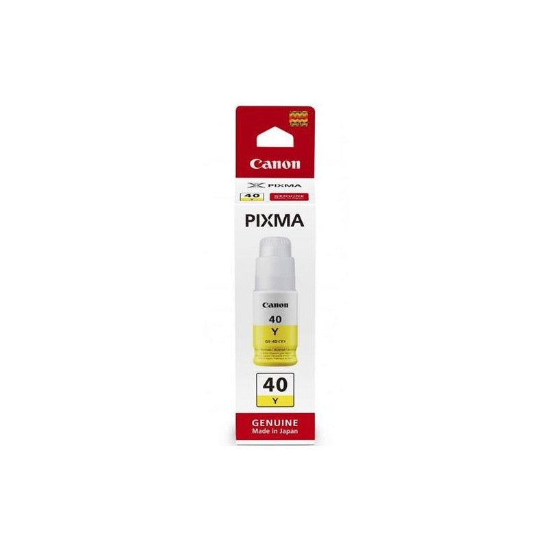 Canon GI-40Y 3402C001 GI40Y Inchiostro Originale Y Yellow 7700 Pagine