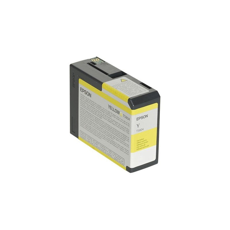 Epson C13T580400 T5804 Cartuccia Originale Y Yellow 80ml