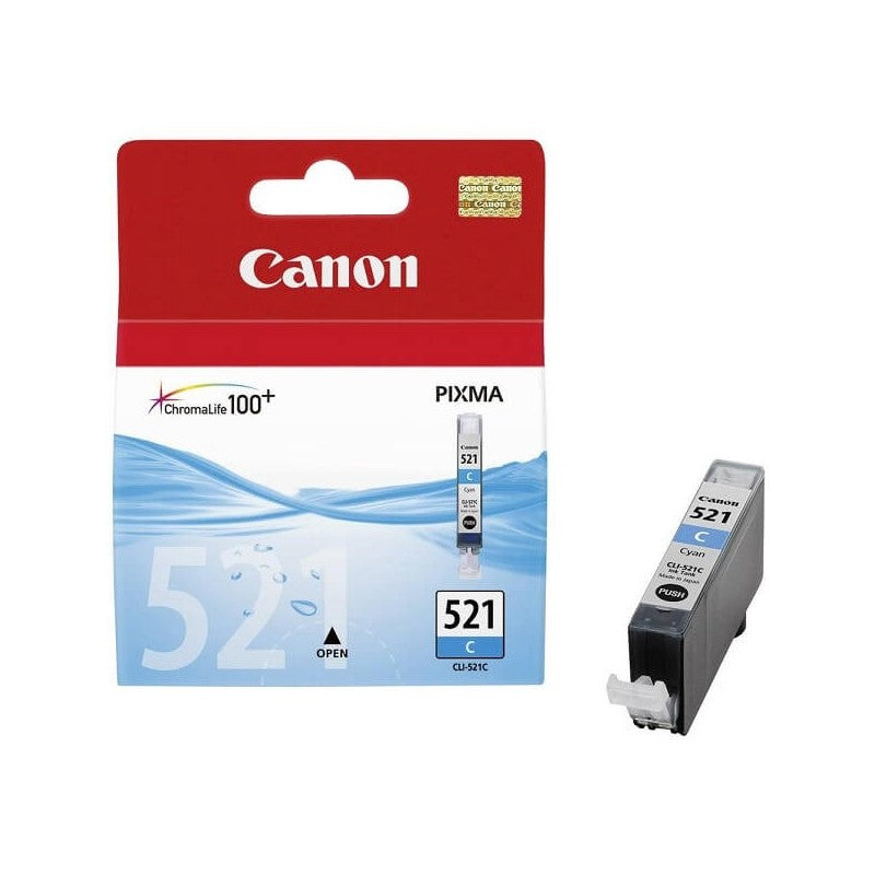 Canon CLI-521C 2934B001 Cartuccia Originale C Ciano