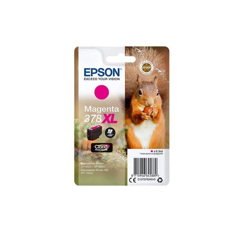 Epson C13T37934010 378XL Cartuccia Originale M Magenta 830 Pagine