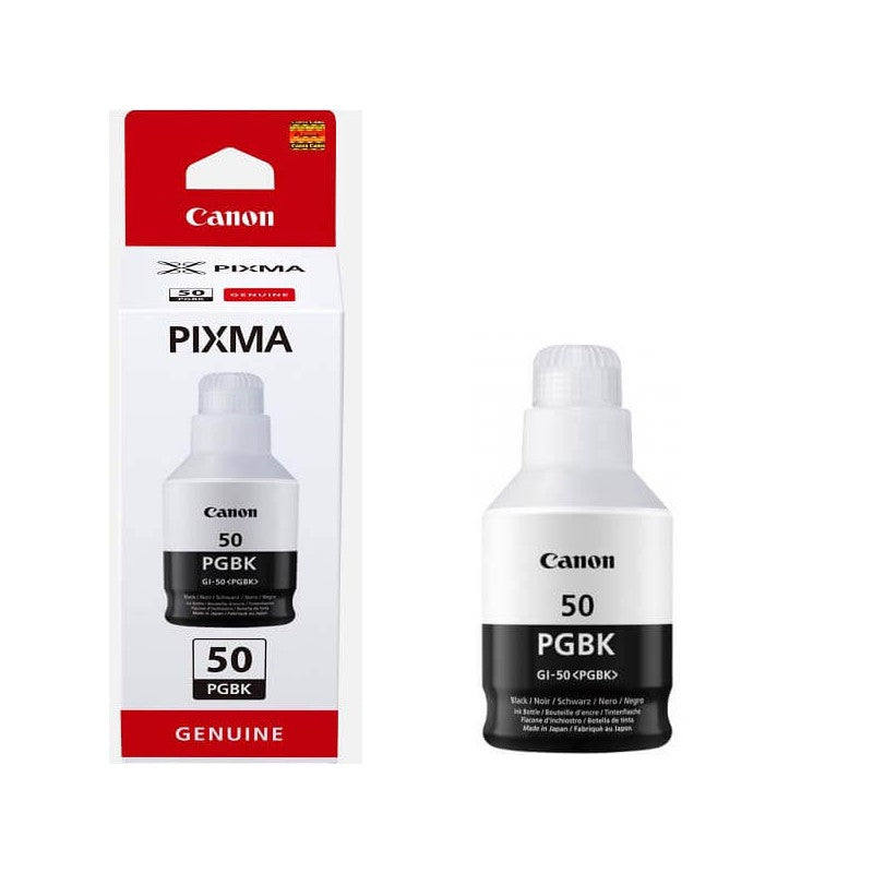 Canon GI-50PGBK 3386C001 170ml Inchiostro Originale Bk Nero 6000 Pagine