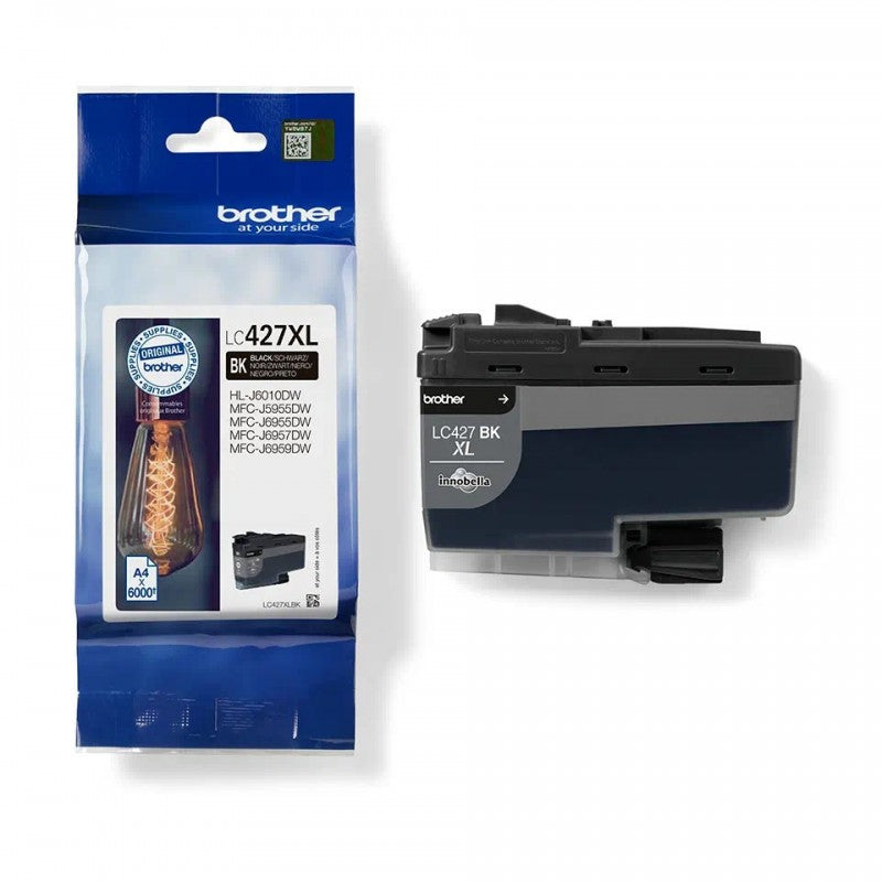 Cartuccia Originale Brother LC427XLBK Bk Nero 6000 Pagine