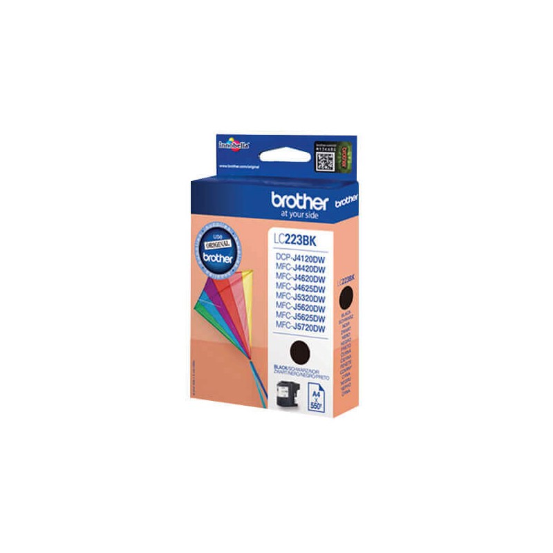 Cartuccia Originale Brother LC223BK Bk Nero 550 Pagine