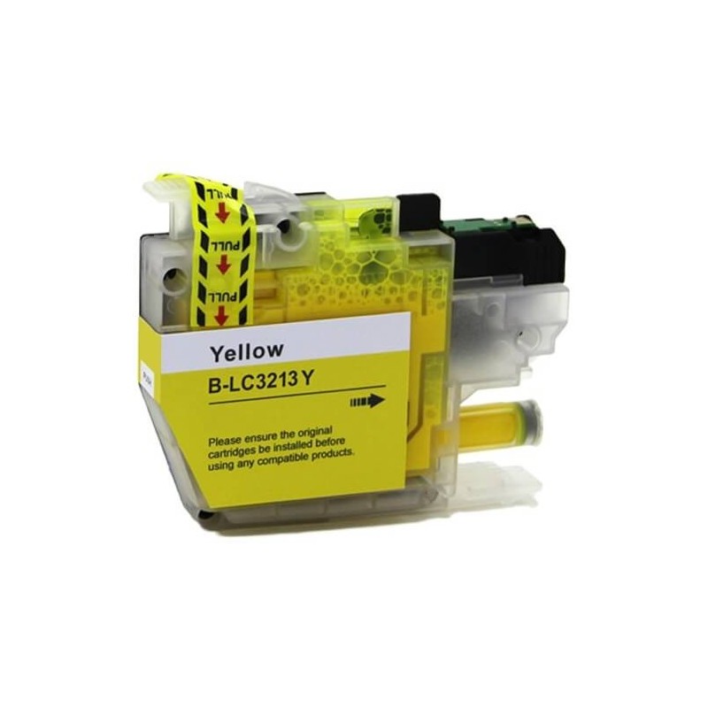 Cartuccia Compatibile Brother LC3213 Y Yellow Con Chip 400 Pagine