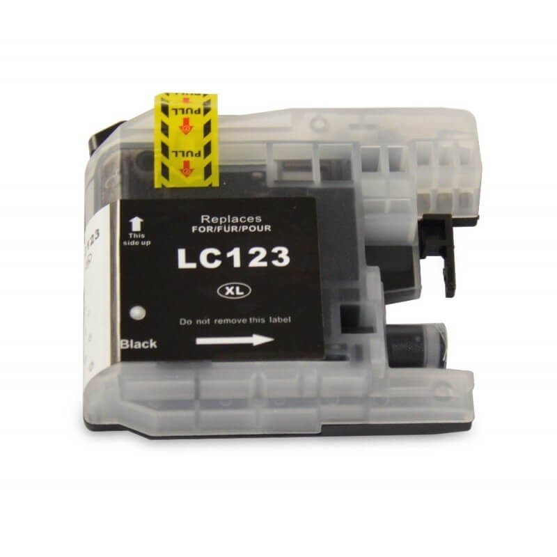 Cartuccia Compatibile Brother LC-121 LC-123 Bk Nero Con Chip 20ml