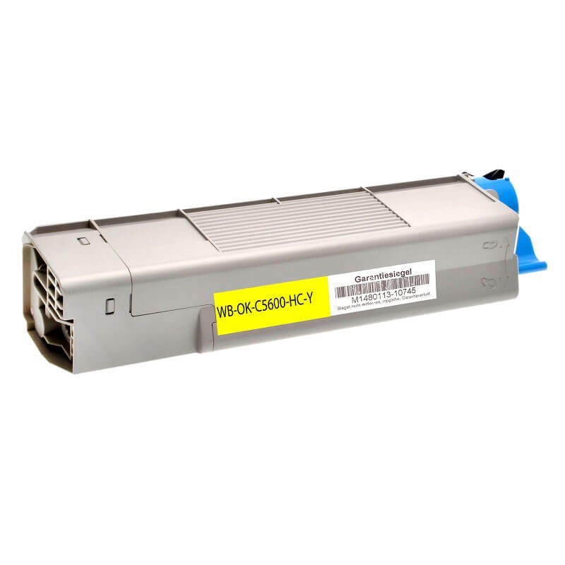 Toner Compatibile Oki C5600 43324405 Y Yellow 2000 Pagine