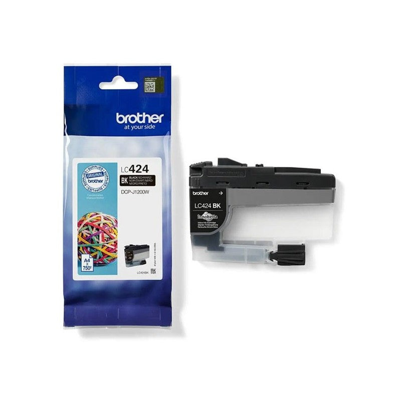 Cartuccia Originale Brother LC424BK Bk Nero 750 Pagine