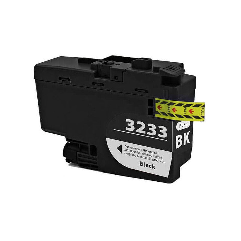 Cartuccia Compatibile Brother LC3233 BK Nero 65ML Con Chip 3000 Pagine