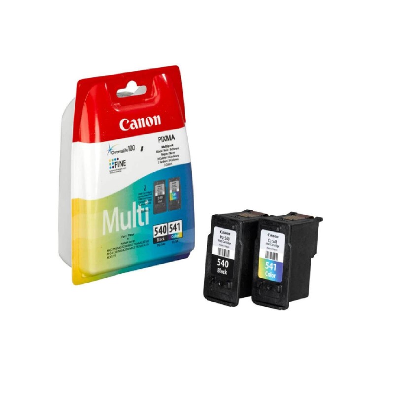Canon PG-540 + CL-541 5225B006 Kit 2 Cartucce Originali Bk Col