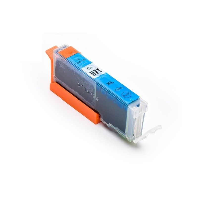 Cartuccia Compatibile Canon CLI-571 XL Ciano 0332C001 Con Chip