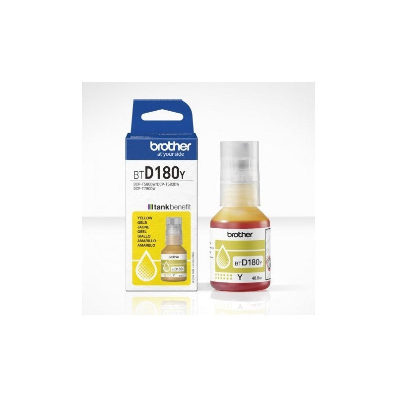 Inchiostro Originale Brother D180Y Y Yellow 5000 Pagine