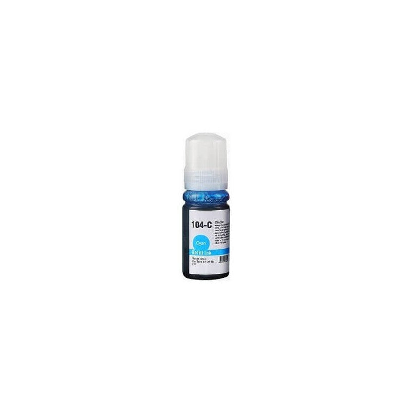 Inchiostro Compatibile Epson 104 C13T00P240 70ml C Ciano