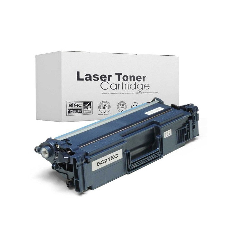 Toner Compatibile Brother TN-821XLC TN821XLC C Ciano 9000 Pagine