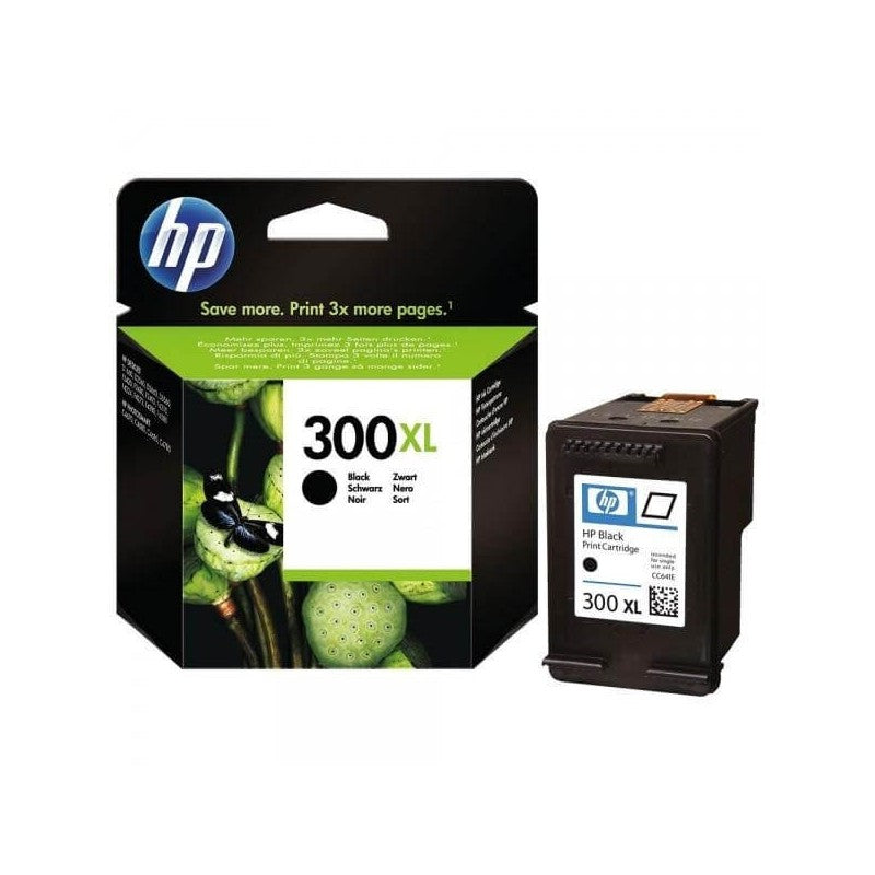 HP CC641EE 300XL Cartuccia Originale Bk Nero