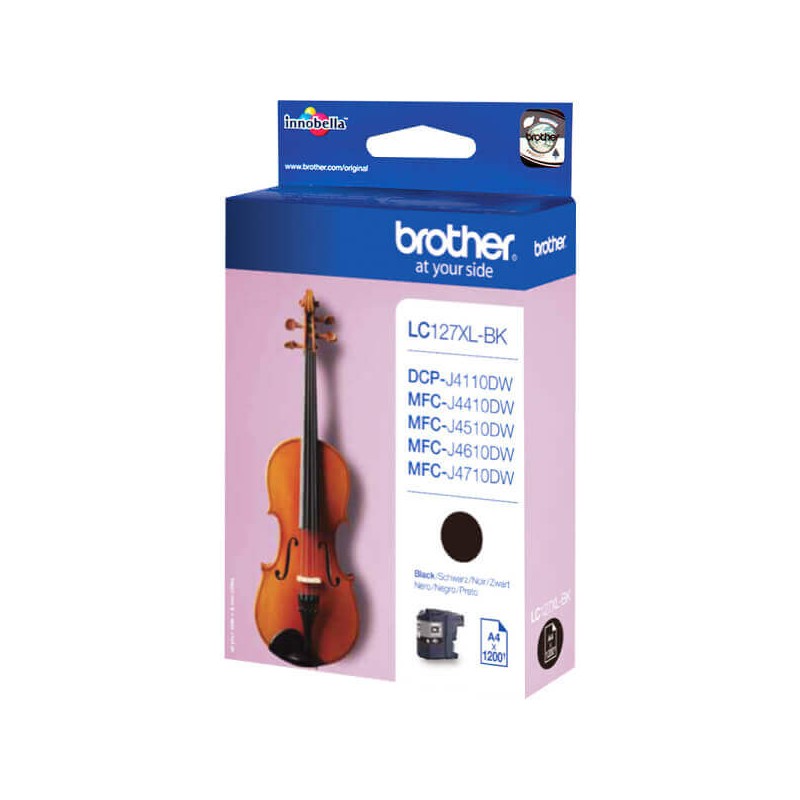 Cartuccia Originale Brother LC127XLBK Bk Nero 1200 Pagine