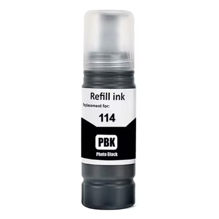 Inchiostro Compatibile Epson 114 C13T07B140 T07B140 Photo Bk Nero 70ml