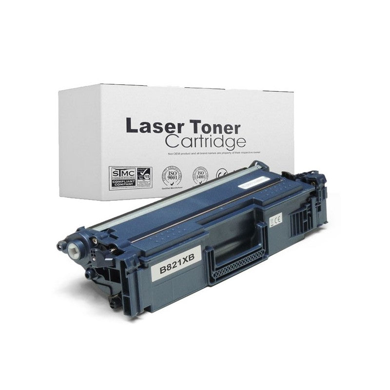 Toner Compatibile Brother TN-821XLBK TN821XLBK Bk Nero 12000 Pagine