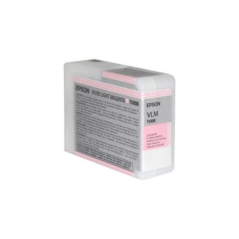 Epson C13T580B00 T580B Cartuccia Originale VLM Foto Magenta 80ml