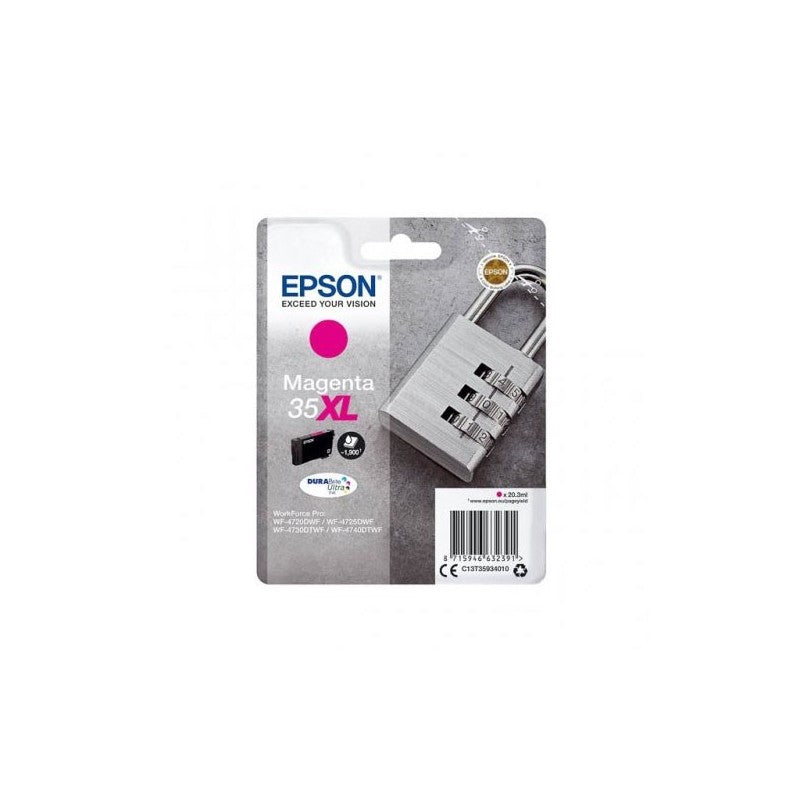 Epson C13T35934010 T3593 35XL Cartuccia Originale M Magenta 1900 Pagine