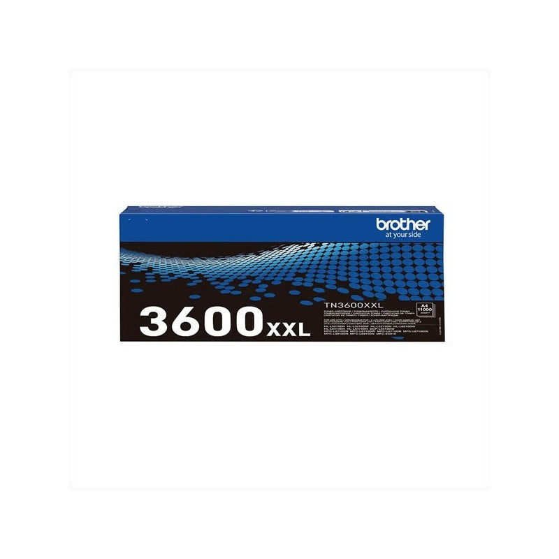 Brother TN3600XXL TN-3600 XXL Toner Originale BK Nero 11000 Pagine