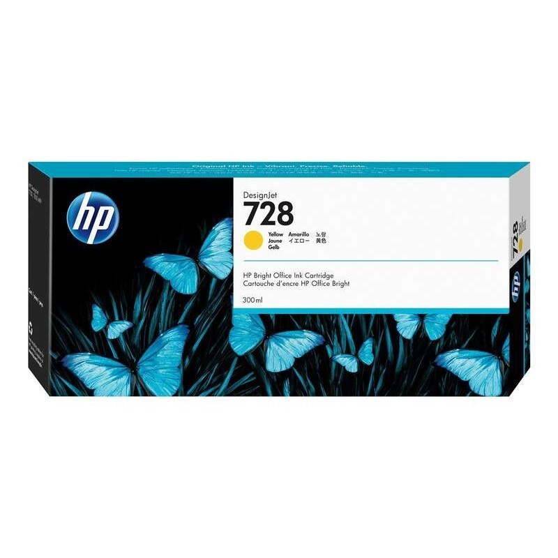 HP 728 F9K15A Cartuccia Origina Y Yellow