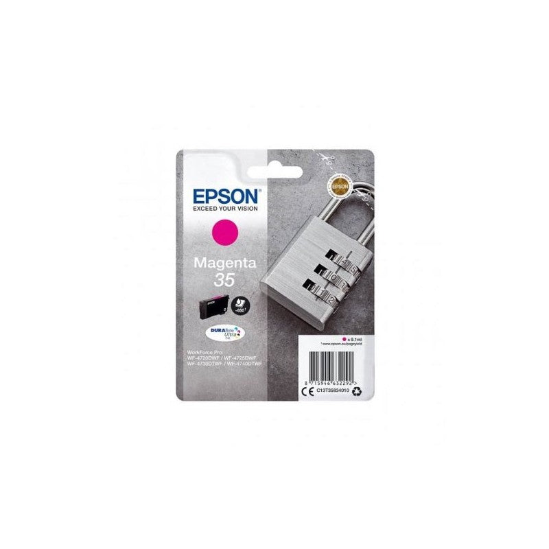 Epson C13T35834010 T3583 35 Cartuccia Originale M Magenta 650 Pagine