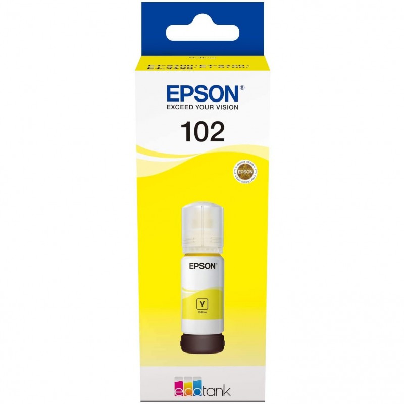 Epson 102 C13T03R440 T03R440 Inchiostro Originale Y Yellow da 70ml
