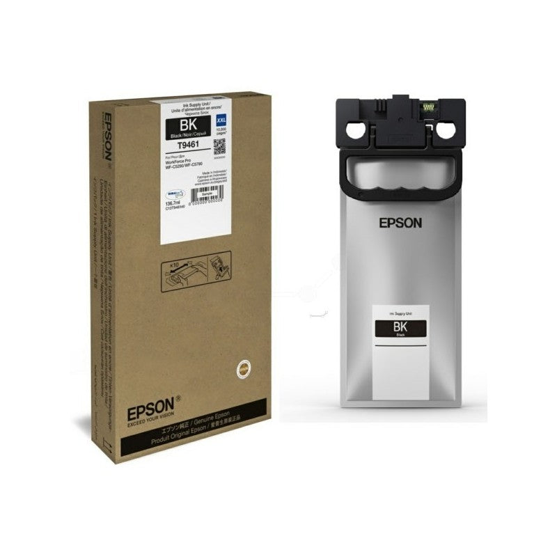Epson C13T946140 T9461 Cartuccia Originale Bk Nero 10000 Pagine