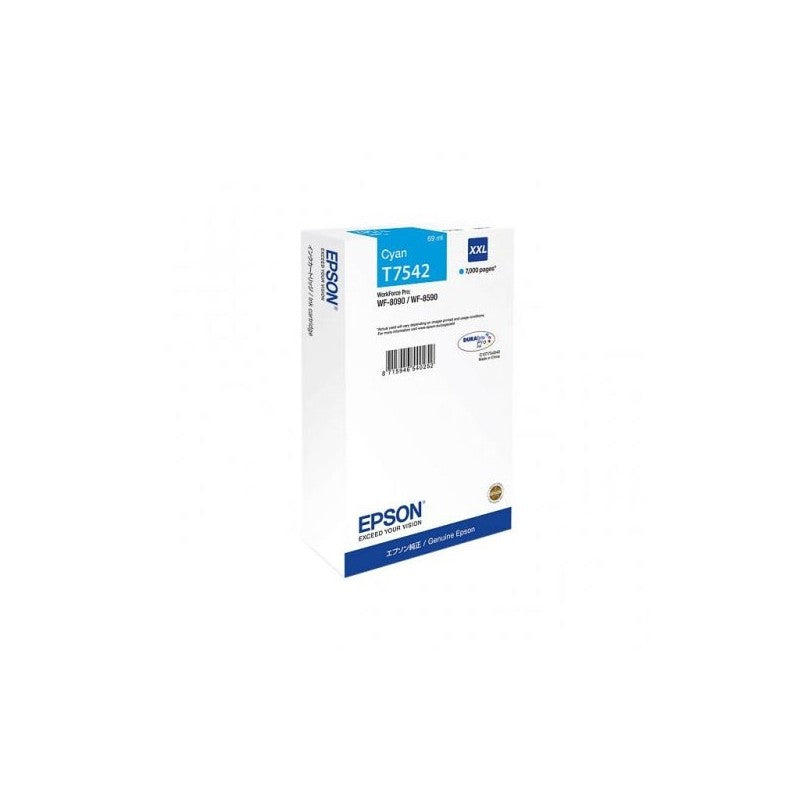 Epson C13T754240 T7542 Cartuccia Originale C Ciano 69ml 7000 Pagine