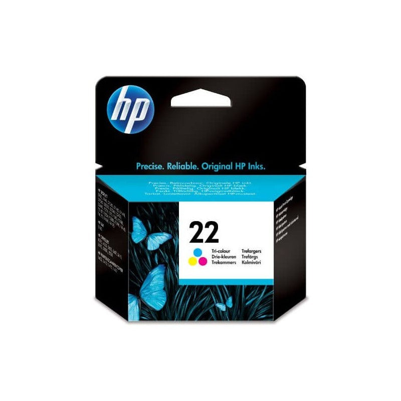 HP C9352AE 22 Cartuccia Originale Col Colore C M Y