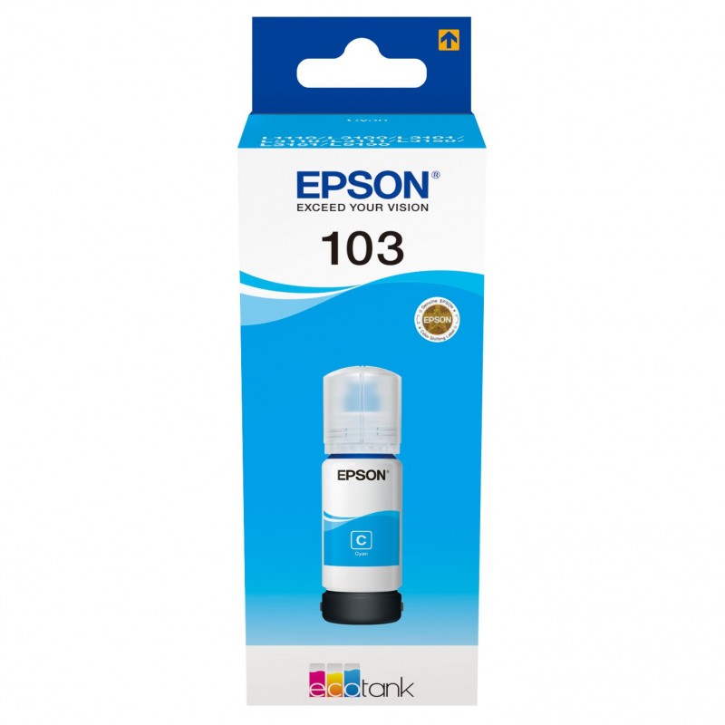 Epson 103 C13T00S24A T00S24A Inchiostro Originale C Ciano da 70ml