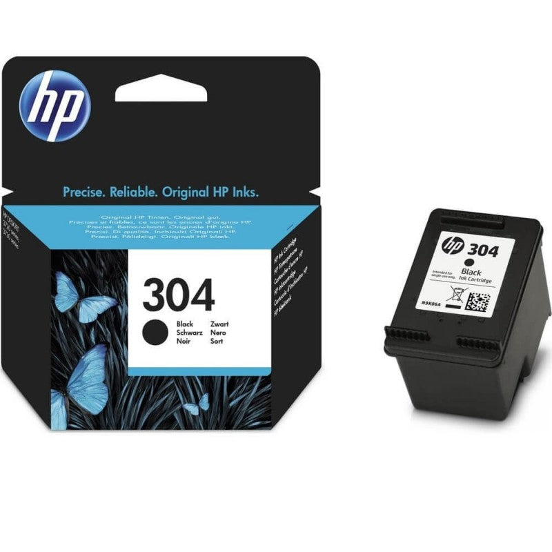 HP N9K06AE 304 Cartuccia Originale Bk Nero 4ml 120 Pagine