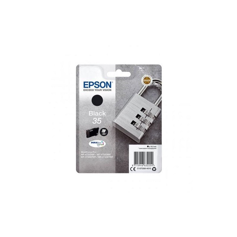 Epson C13T35814010 T3581 35 Cartuccia Originale Bk Nero 950 Pagine