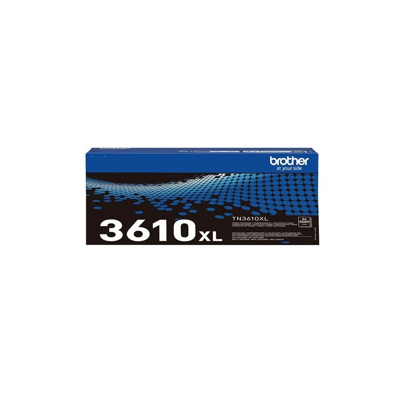 Brother TN3610XL TN-3610 XL Toner Originale BK Nero 25000 Pagine