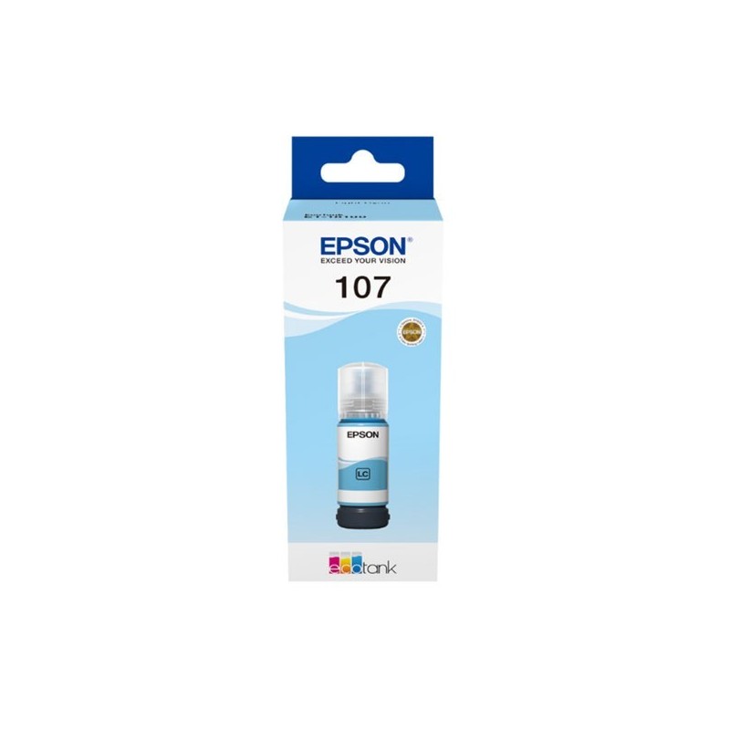 Epson 107 C13T09B540 Inchiostro Originale LC Light Ciano da 70ml