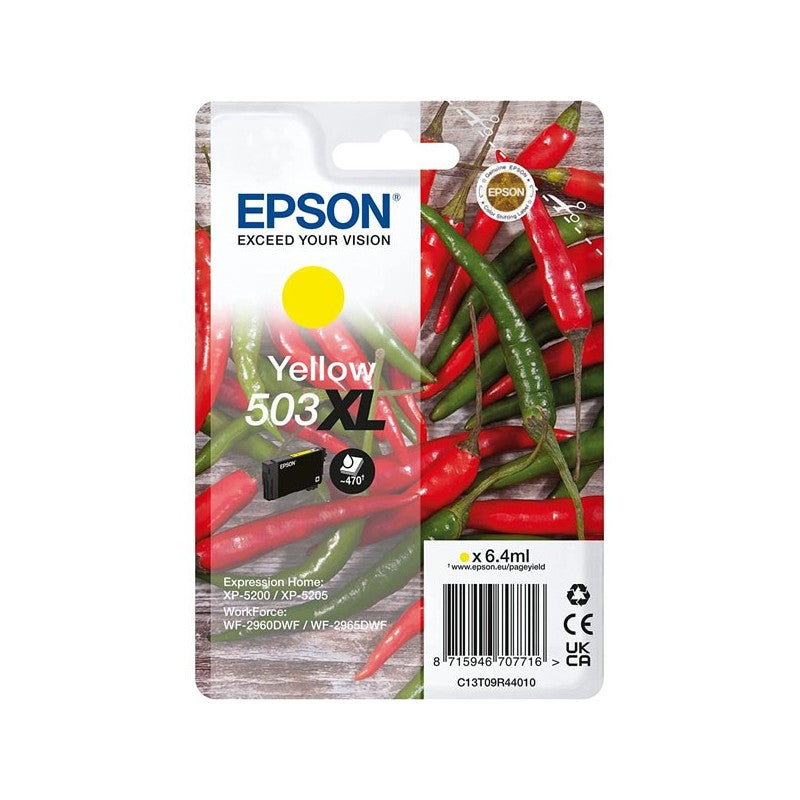 Epson C13T09R44010 503XL Cartuccia Originale Y Yellow 470 Pagine