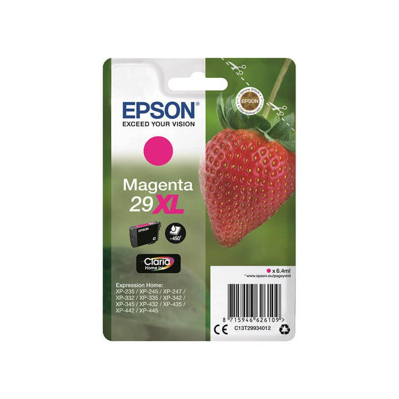 Epson C13T29934012 T2993 29XL Cartuccia Originale M Magenta 450 Pagine