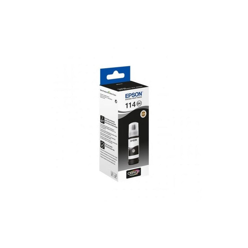 Epson 114 C13T07A140 T07A140 Inchiostro Originale Bk Nero 70ml 6700 Pagine