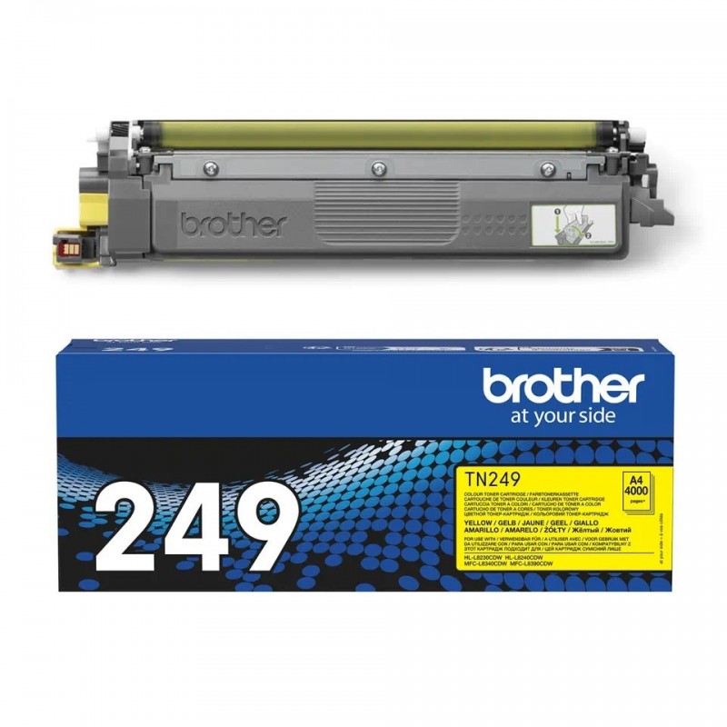 Brother TN249Y TN-249 Toner Originale Y Yellow 4000 Pagine