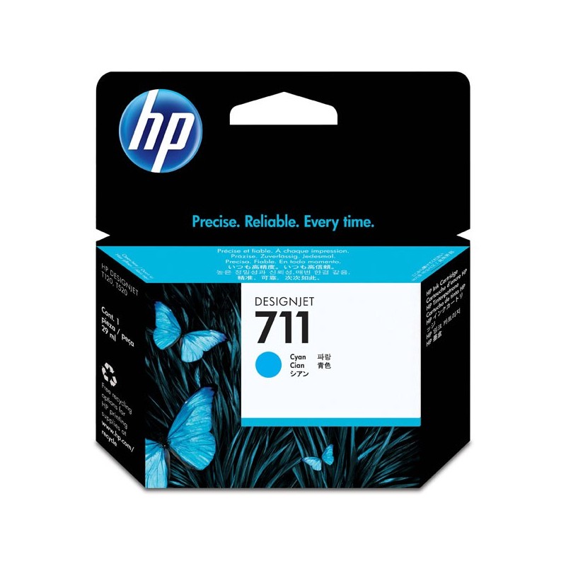 HP CZ130A 711 Cartuccia Originale C Ciano