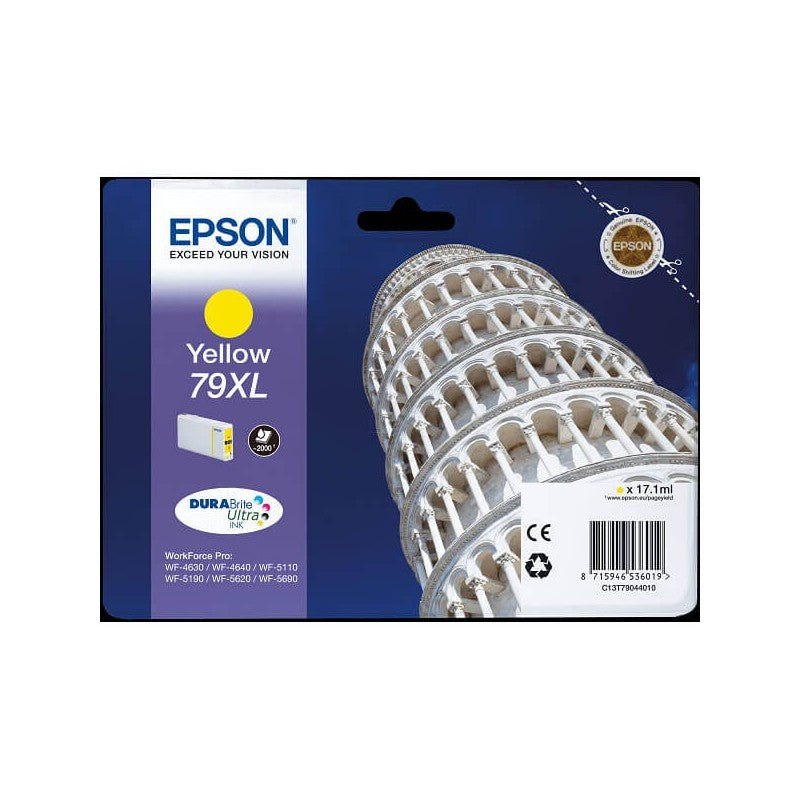 Epson C13T79044010 79XL Cartuccia Originale Y Yellow 2000 Pagine