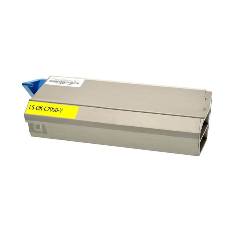 Toner Compatibile Oki C7000 41963005 C4 Y Yellow 10000 Pagine