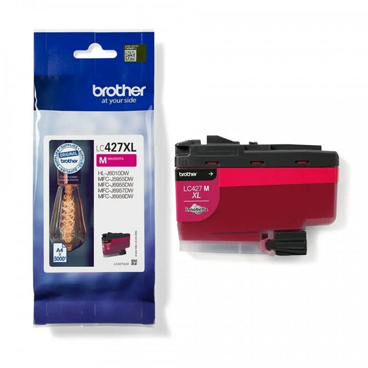 Cartuccia Originale Brother LC427XLM M Magenta 5000 Pagine