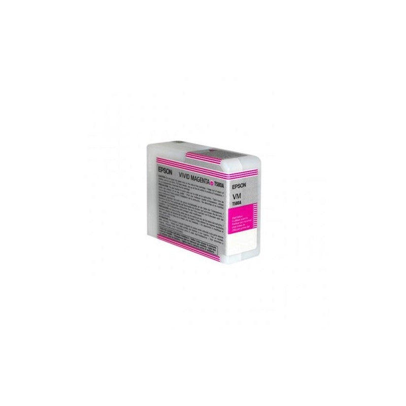 Epson C13T580A00 T580A Cartuccia Originale Vivid Magenta 80ml