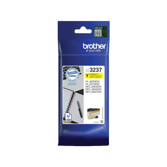 Cartuccia Originale Brother LC3237Y Y Yellow 1500 Pagine