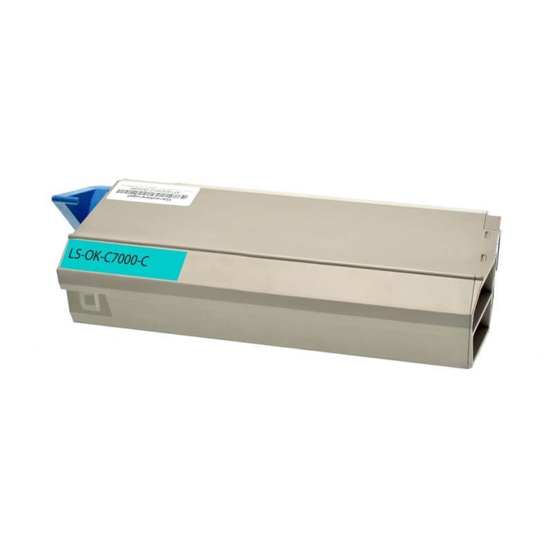Toner Compatibile Oki C7000 41963007 C4 C Ciano 10000 Pagine