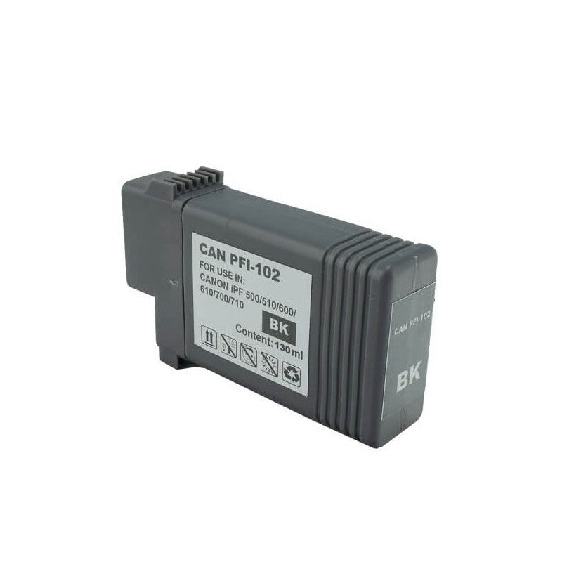 Cartuccia Compatibile Canon PFI-102BK 0895B001 Bk Nero