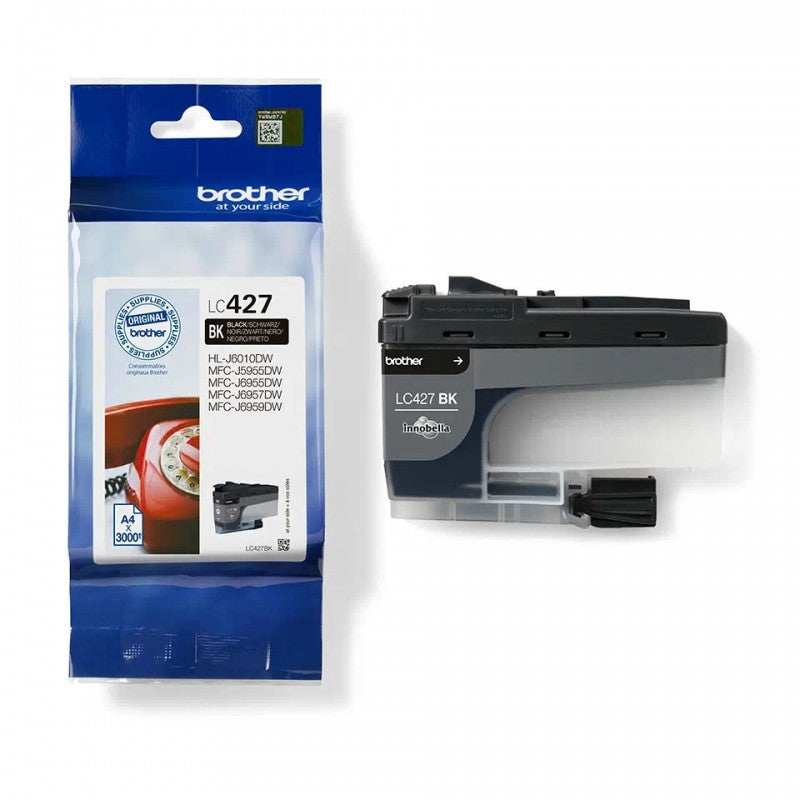 Cartuccia Originale Brother LC427BK Bk Nero 3000 Pagine