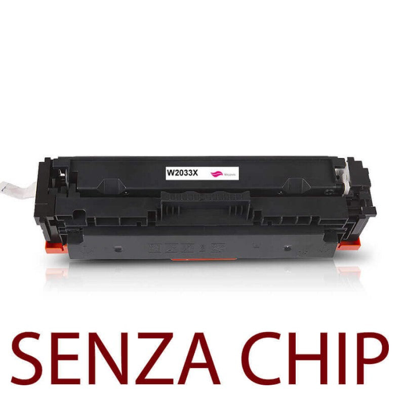 Toner Compatibile HP W2033X 415X M Magenta 6000 Pagine No Chip